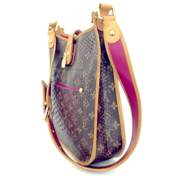 Louis Vuitton Perforated Musette Fuschia with DUSTBAG - Picture 13 of 15